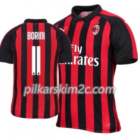 Koszulka AC Milan Fabio Borini 11 Główna 2018-2019 - Koszulki Piłkarskie